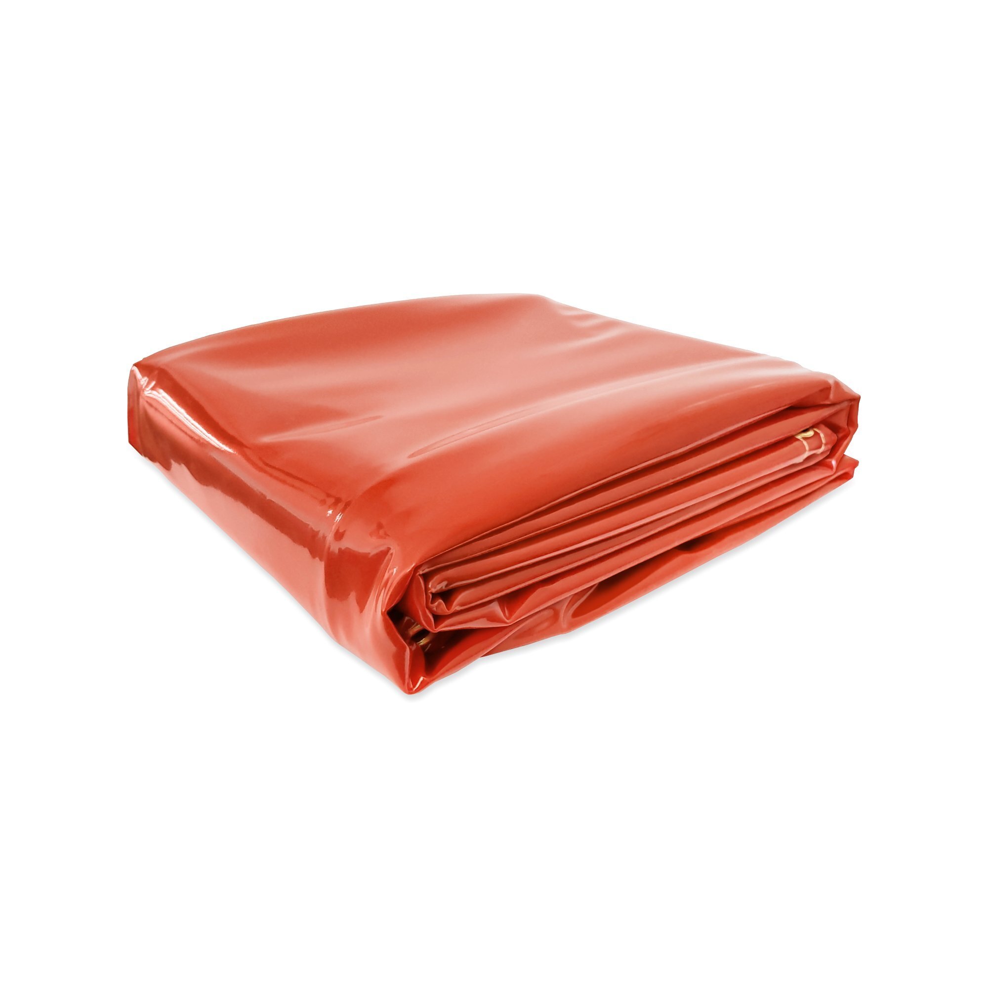US Forge® 14 Mil Vinyl Welding Curtain, Orange - 8' x 10', Model# 60810